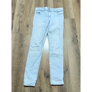 Gap Kids Jeans, Girls Size 7 Regular, Blue, Denim, Light Wash, Super Skinny
